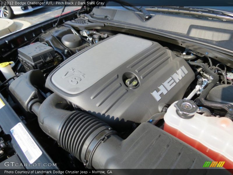 Pitch Black / Dark Slate Gray 2012 Dodge Challenger R/T
