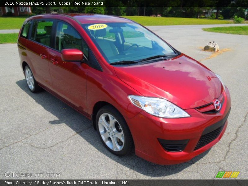 Front 3/4 View of 2010 MAZDA5 Sport