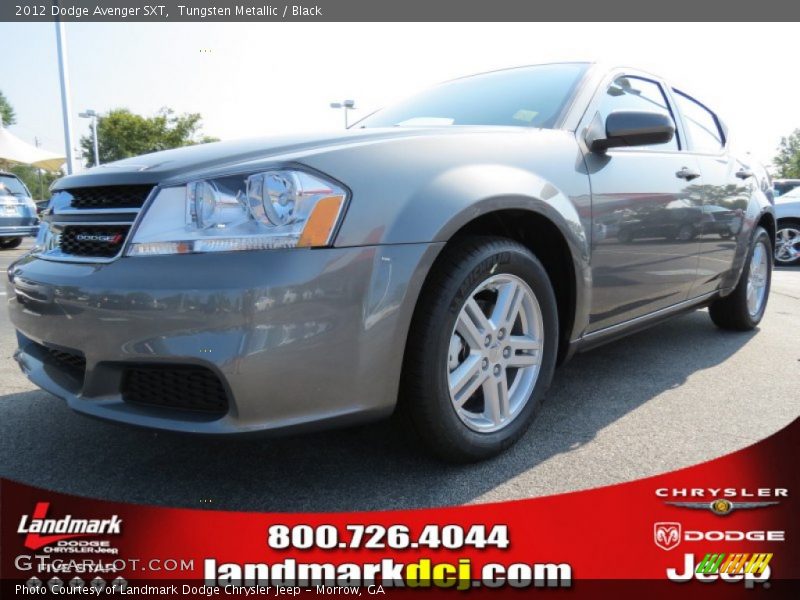 Tungsten Metallic / Black 2012 Dodge Avenger SXT