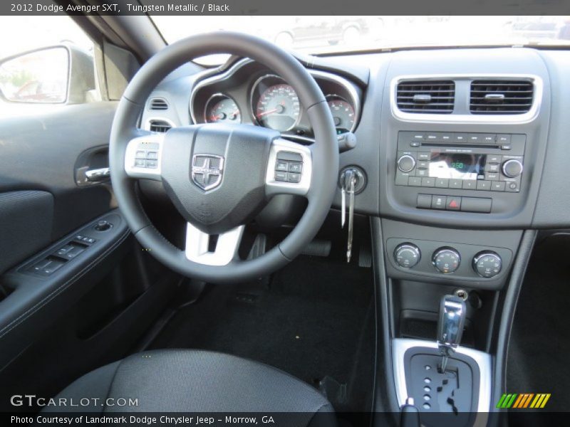 Tungsten Metallic / Black 2012 Dodge Avenger SXT
