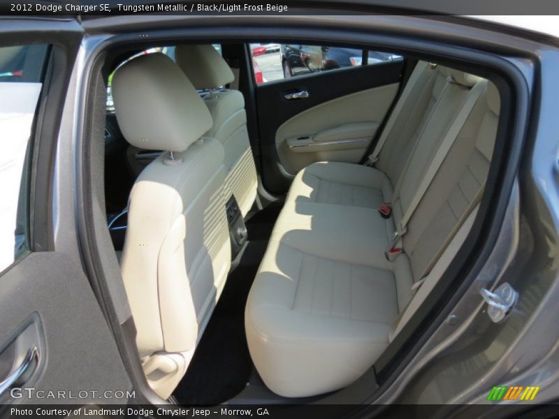 Tungsten Metallic / Black/Light Frost Beige 2012 Dodge Charger SE
