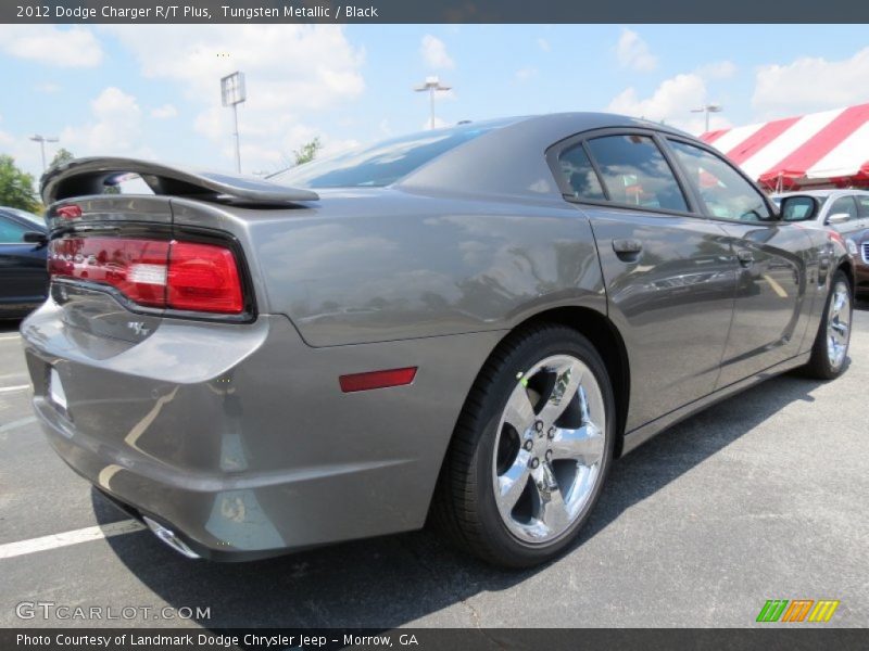 Tungsten Metallic / Black 2012 Dodge Charger R/T Plus