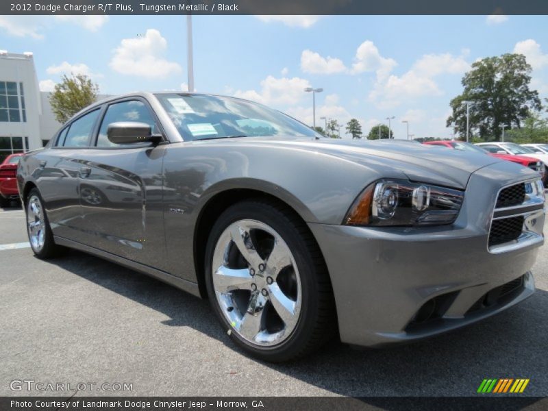 Tungsten Metallic / Black 2012 Dodge Charger R/T Plus