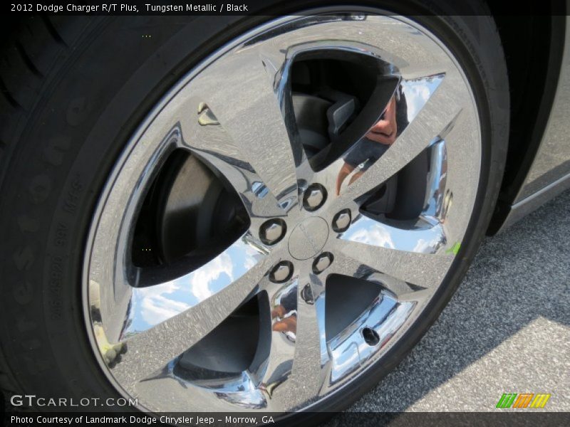 Tungsten Metallic / Black 2012 Dodge Charger R/T Plus
