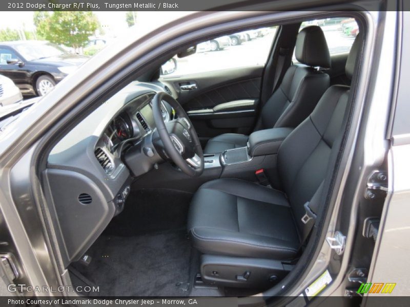 Tungsten Metallic / Black 2012 Dodge Charger R/T Plus