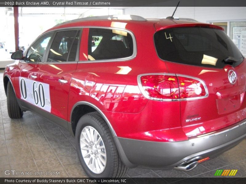 Crystal Red Tintcoat / Cashmere 2012 Buick Enclave AWD