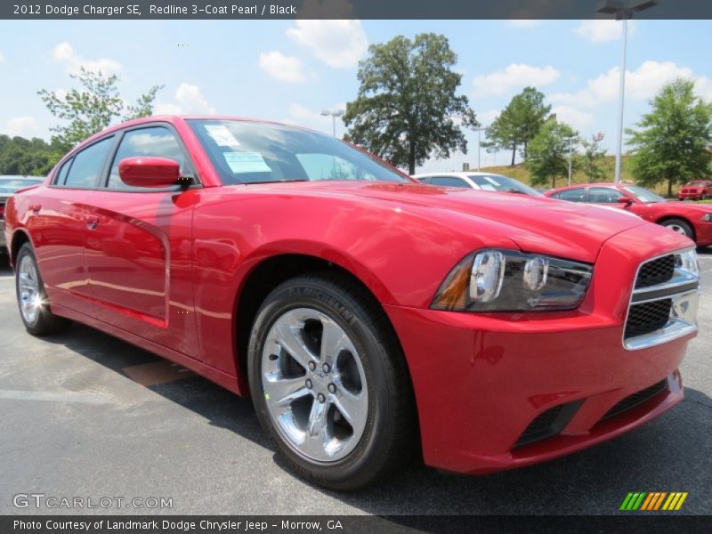 Redline 3-Coat Pearl / Black 2012 Dodge Charger SE