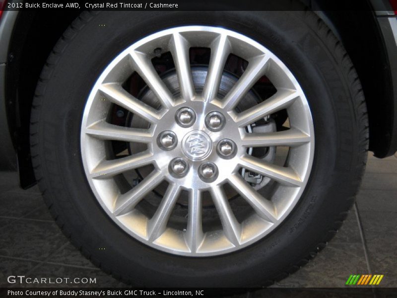 Crystal Red Tintcoat / Cashmere 2012 Buick Enclave AWD