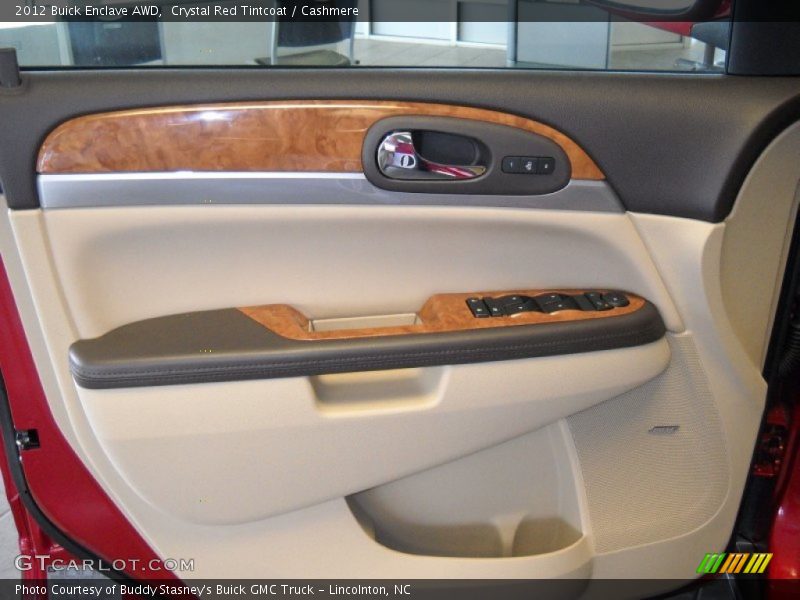 Crystal Red Tintcoat / Cashmere 2012 Buick Enclave AWD