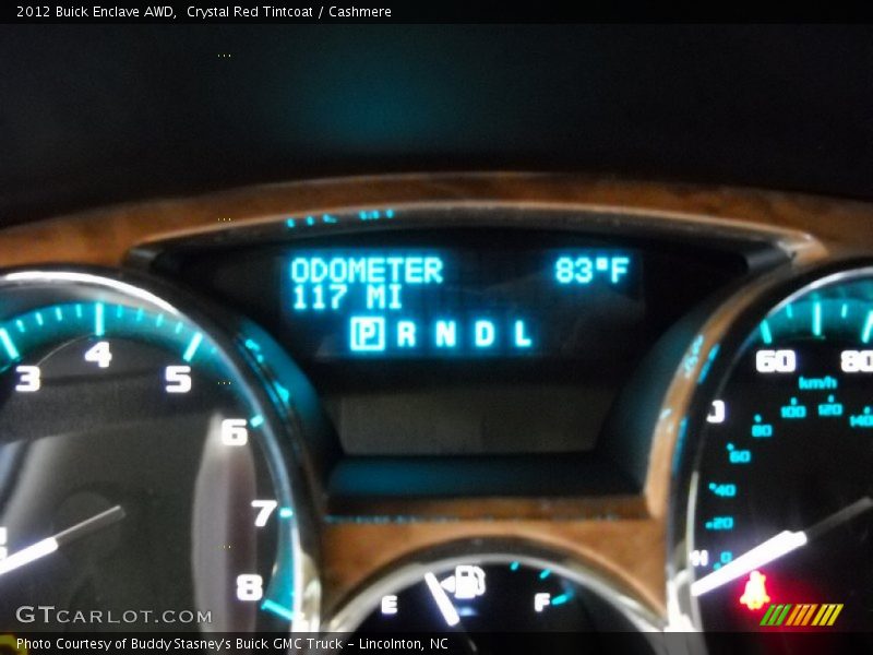 Crystal Red Tintcoat / Cashmere 2012 Buick Enclave AWD