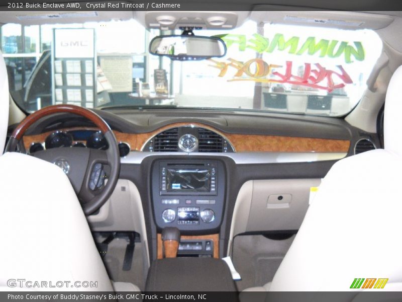 Crystal Red Tintcoat / Cashmere 2012 Buick Enclave AWD