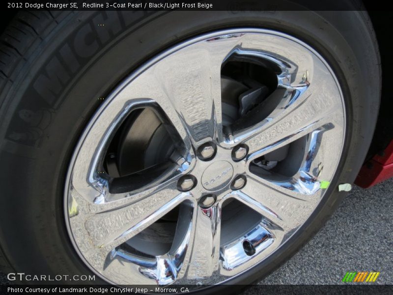 Redline 3-Coat Pearl / Black/Light Frost Beige 2012 Dodge Charger SE