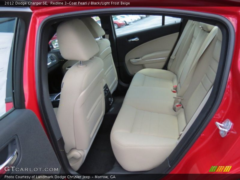 Redline 3-Coat Pearl / Black/Light Frost Beige 2012 Dodge Charger SE