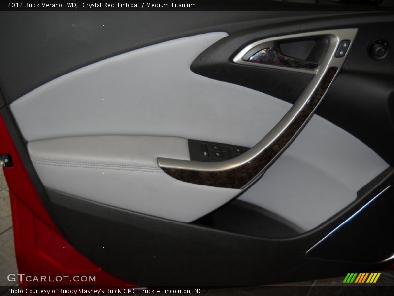 Crystal Red Tintcoat / Medium Titanium 2012 Buick Verano FWD