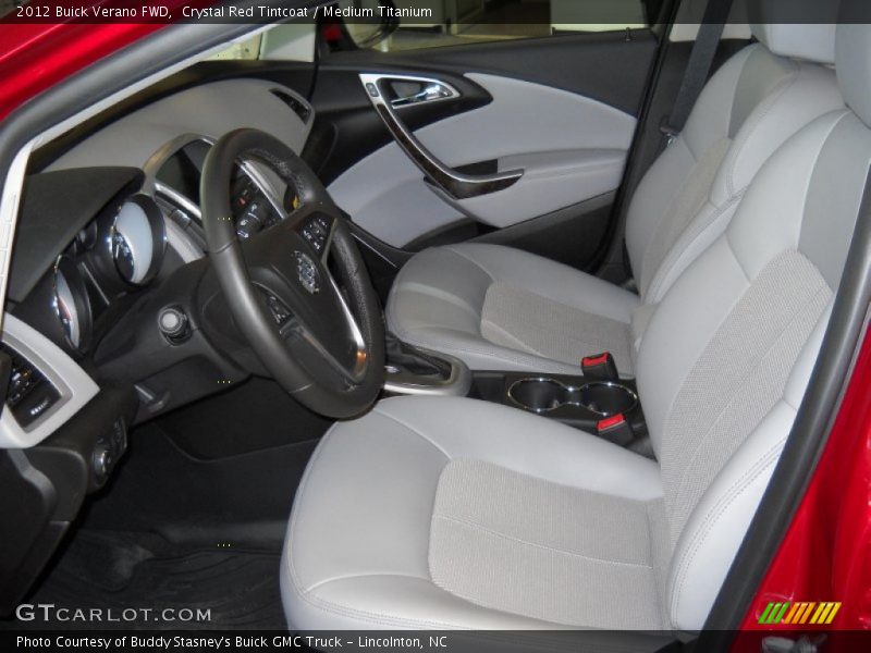 Crystal Red Tintcoat / Medium Titanium 2012 Buick Verano FWD