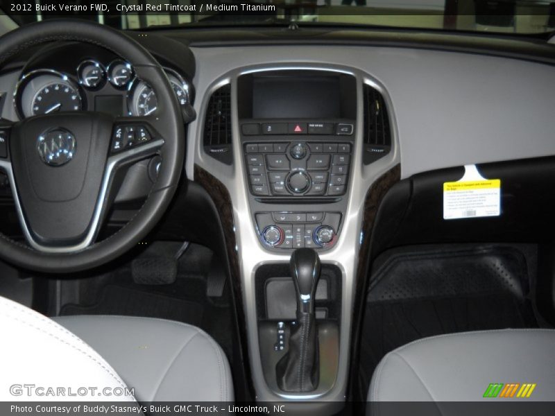 Crystal Red Tintcoat / Medium Titanium 2012 Buick Verano FWD
