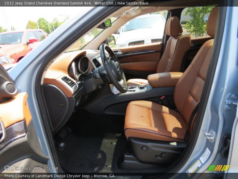 Front Seat of 2012 Grand Cherokee Overland Summit 4x4