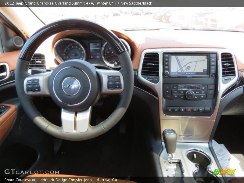 Dashboard of 2012 Grand Cherokee Overland Summit 4x4