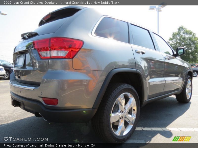 Mineral Gray Metallic / New Saddle/Black 2012 Jeep Grand Cherokee Overland