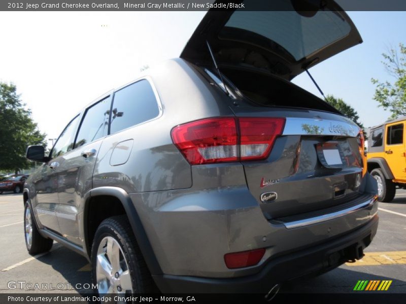 Mineral Gray Metallic / New Saddle/Black 2012 Jeep Grand Cherokee Overland