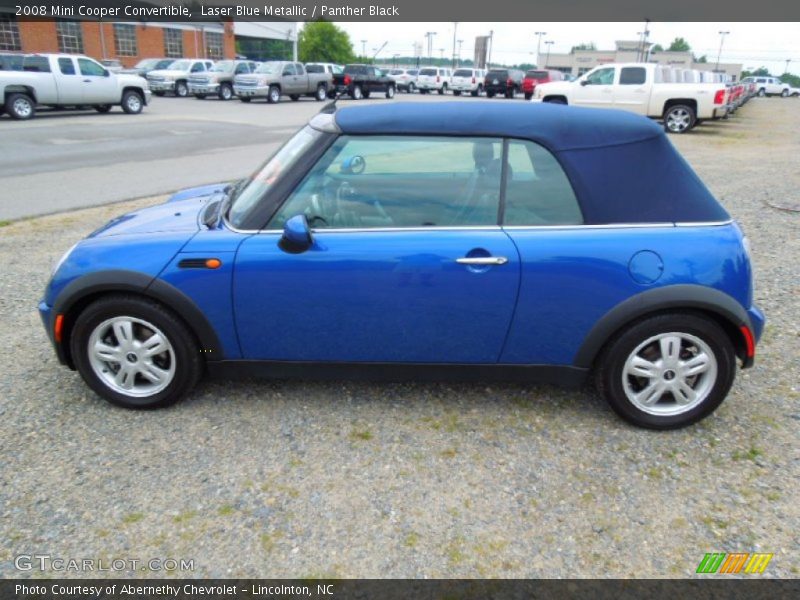 Laser Blue Metallic / Panther Black 2008 Mini Cooper Convertible