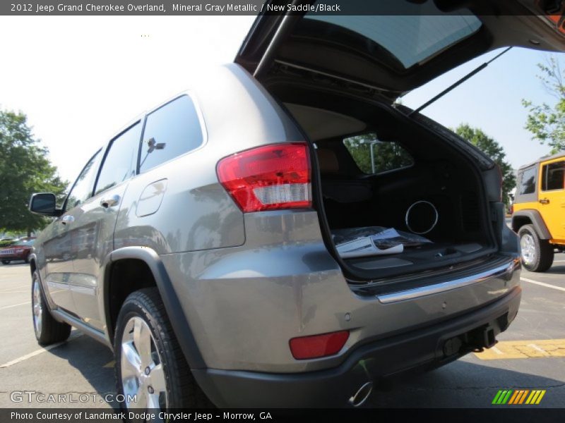 Mineral Gray Metallic / New Saddle/Black 2012 Jeep Grand Cherokee Overland