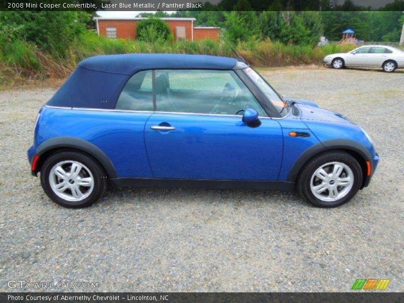 Laser Blue Metallic / Panther Black 2008 Mini Cooper Convertible