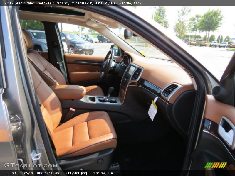  2012 Grand Cherokee Overland New Saddle/Black Interior