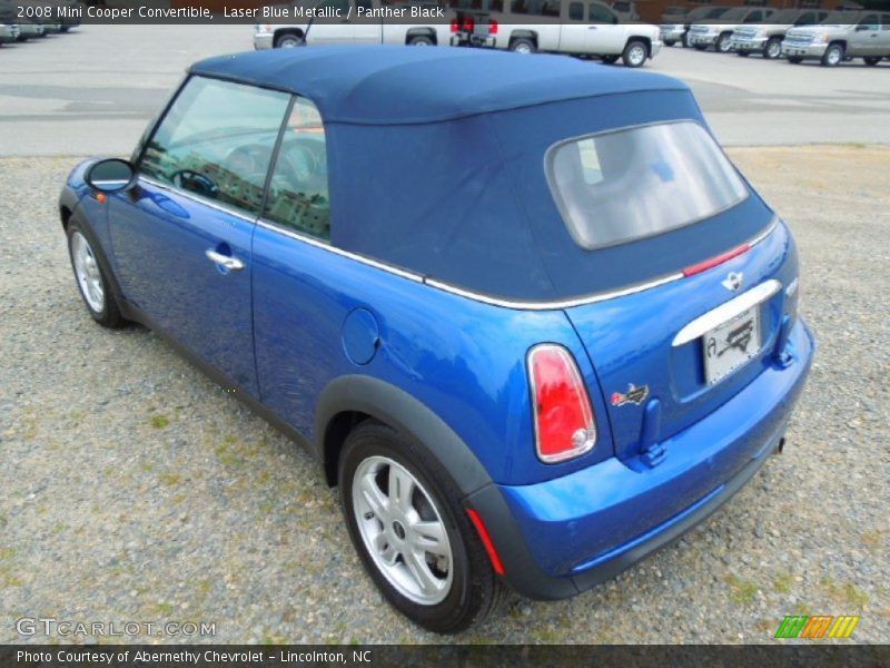 Laser Blue Metallic / Panther Black 2008 Mini Cooper Convertible