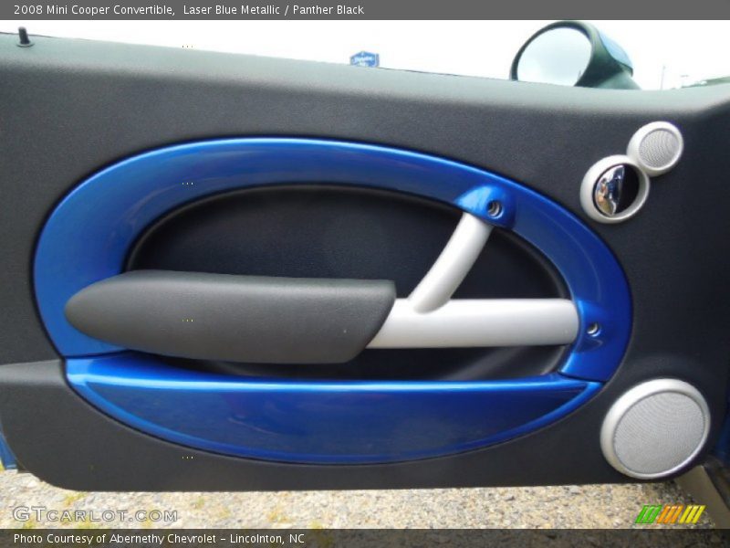 Laser Blue Metallic / Panther Black 2008 Mini Cooper Convertible