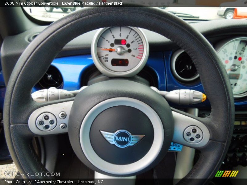 Laser Blue Metallic / Panther Black 2008 Mini Cooper Convertible