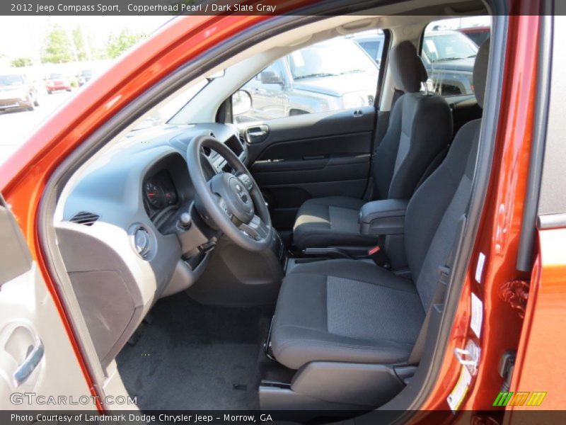Copperhead Pearl / Dark Slate Gray 2012 Jeep Compass Sport