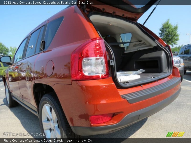 Copperhead Pearl / Dark Slate Gray 2012 Jeep Compass Sport