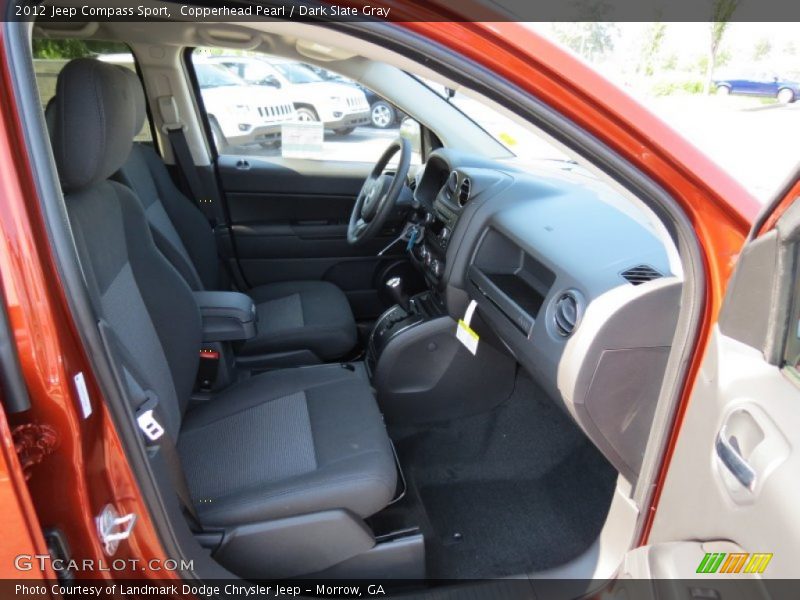 Copperhead Pearl / Dark Slate Gray 2012 Jeep Compass Sport