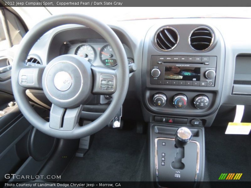 Copperhead Pearl / Dark Slate Gray 2012 Jeep Compass Sport