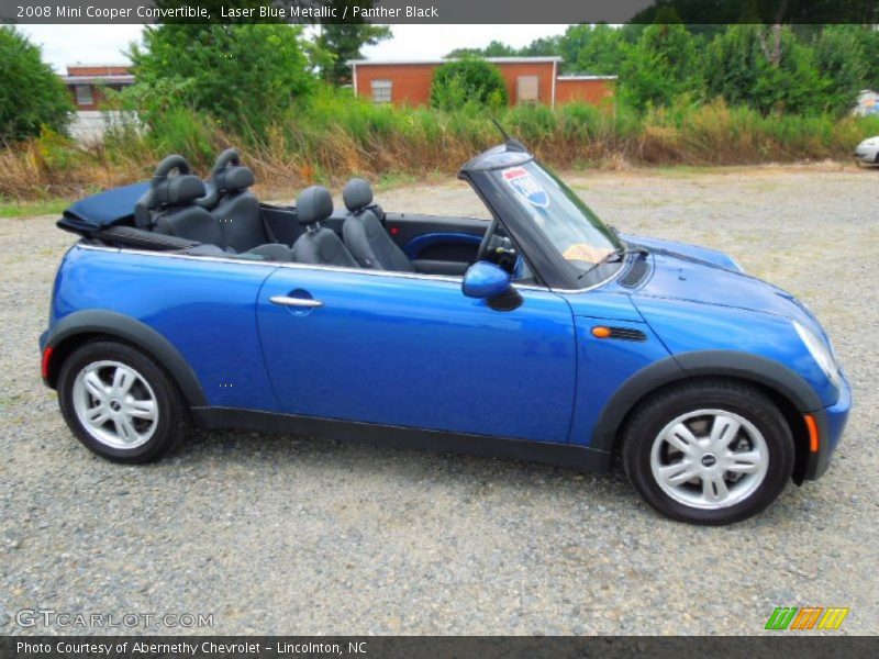 Laser Blue Metallic / Panther Black 2008 Mini Cooper Convertible