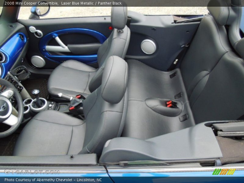 Laser Blue Metallic / Panther Black 2008 Mini Cooper Convertible