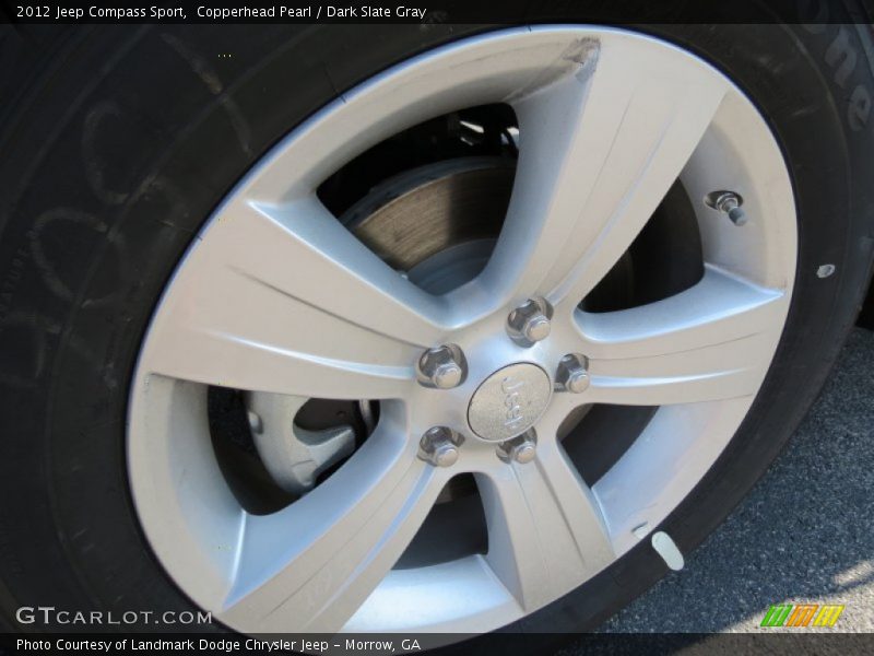 Copperhead Pearl / Dark Slate Gray 2012 Jeep Compass Sport