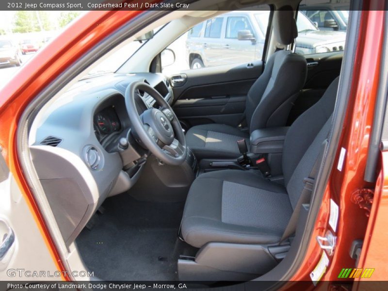 Copperhead Pearl / Dark Slate Gray 2012 Jeep Compass Sport