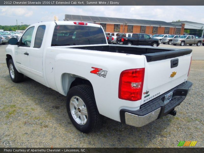 Summit White / Ebony 2012 Chevrolet Silverado 1500 LT Extended Cab 4x4