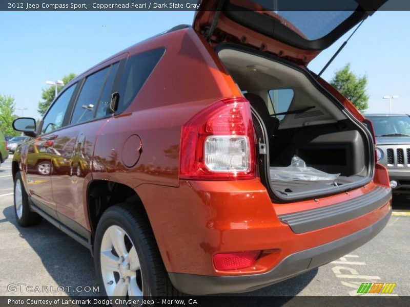 Copperhead Pearl / Dark Slate Gray 2012 Jeep Compass Sport