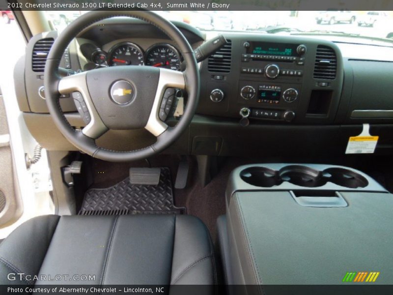 Summit White / Ebony 2012 Chevrolet Silverado 1500 LT Extended Cab 4x4