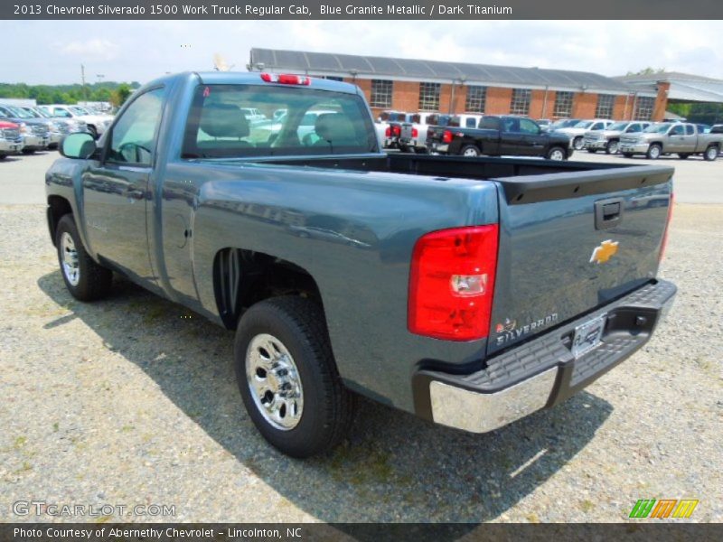 Blue Granite Metallic / Dark Titanium 2013 Chevrolet Silverado 1500 Work Truck Regular Cab