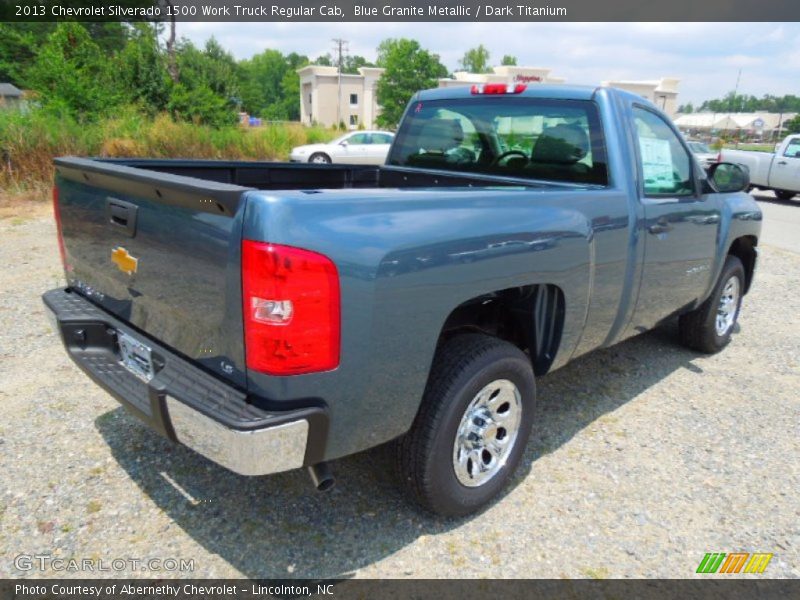 Blue Granite Metallic / Dark Titanium 2013 Chevrolet Silverado 1500 Work Truck Regular Cab