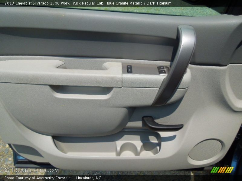 Blue Granite Metallic / Dark Titanium 2013 Chevrolet Silverado 1500 Work Truck Regular Cab