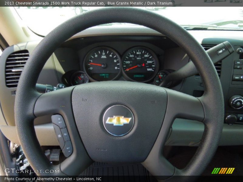Blue Granite Metallic / Dark Titanium 2013 Chevrolet Silverado 1500 Work Truck Regular Cab