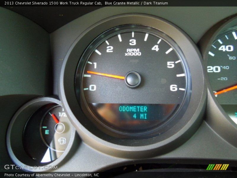 Blue Granite Metallic / Dark Titanium 2013 Chevrolet Silverado 1500 Work Truck Regular Cab