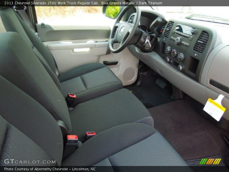 Blue Granite Metallic / Dark Titanium 2013 Chevrolet Silverado 1500 Work Truck Regular Cab
