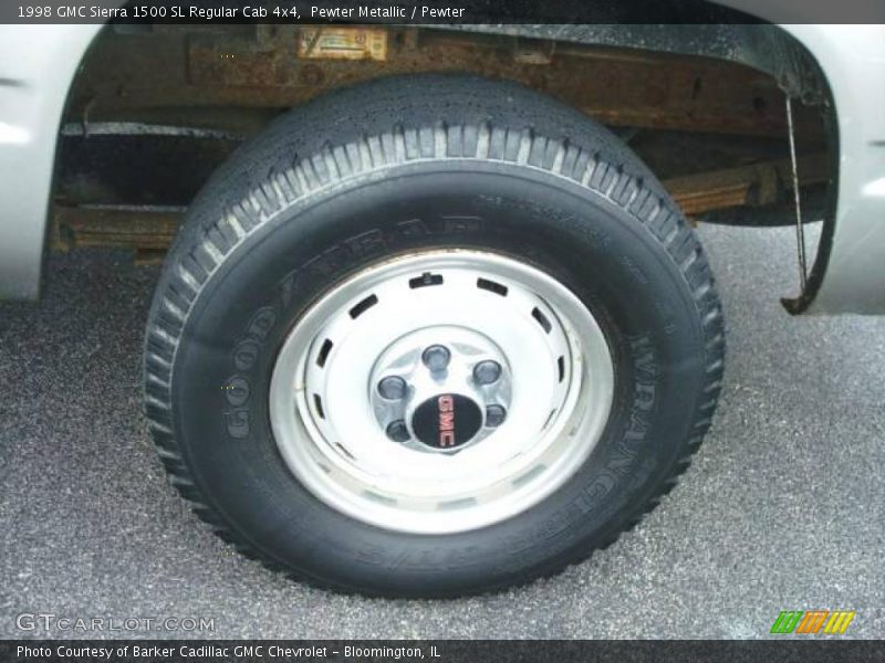 Pewter Metallic / Pewter 1998 GMC Sierra 1500 SL Regular Cab 4x4