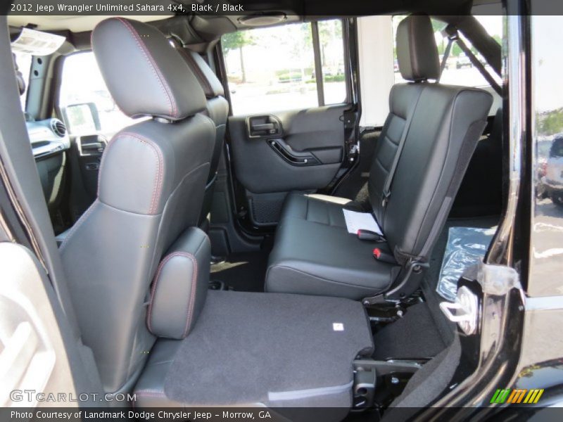 Black / Black 2012 Jeep Wrangler Unlimited Sahara 4x4